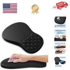 Ergonomic Mouse Pad with Wrist Support - Gel Memory Foam Mouse Mat for Comput...