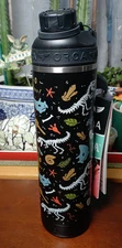 Orca Coolers DINOSAUR DIG Hydra 22oz Insulated Bottle Kids Geologist Gifts NWT!