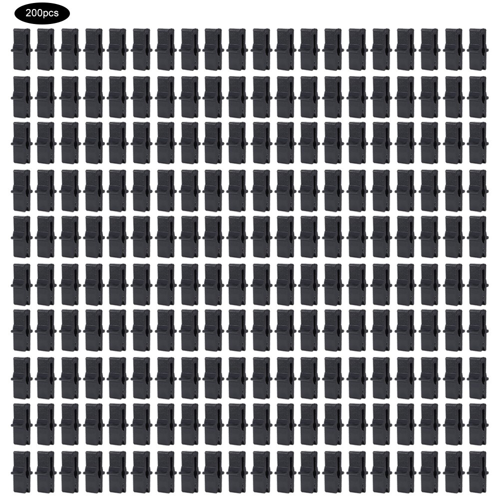200Pcs Greenhouse Film Clip Long Lasting Fixing Clamp For Netting Plastic Film