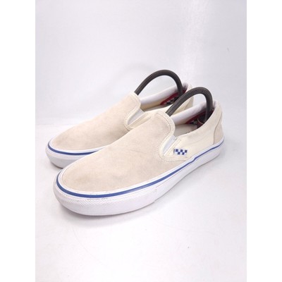 Vans Off The Wall Slip On Athletic Sneaker Shoe Mens Size 7.5 500714 White