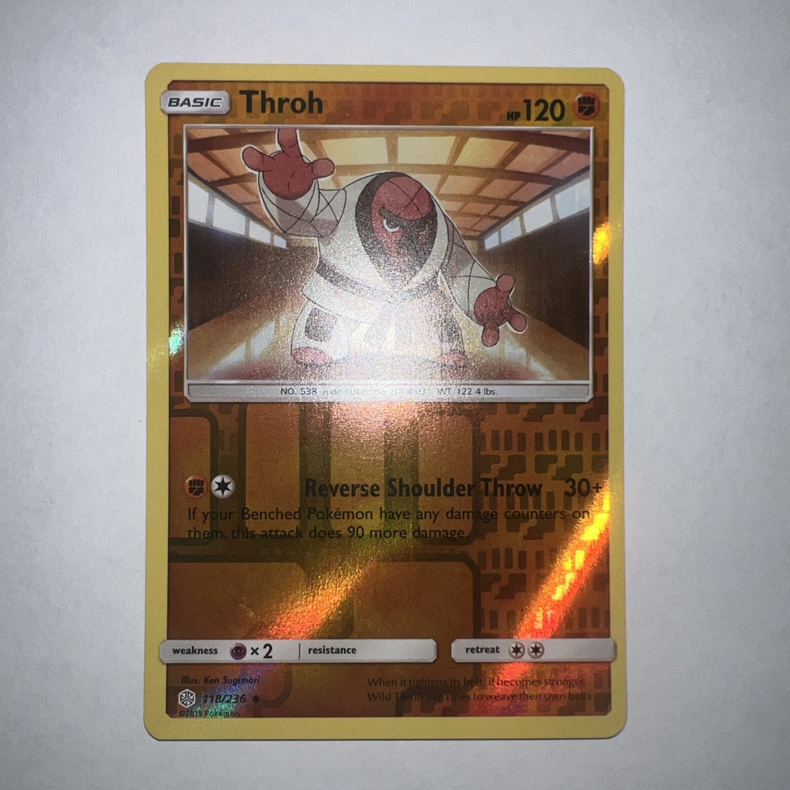 Throh 118/236 Sm-Cosmic Eclipse Reverse Holo
