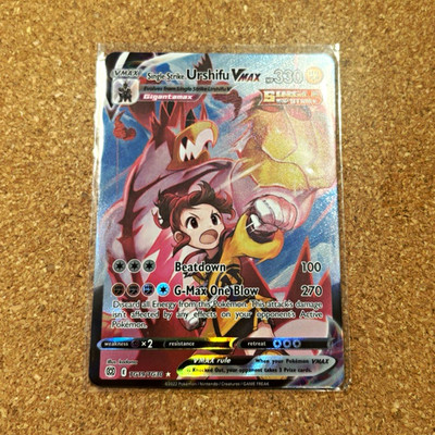 Pokémon TCG Single Strike Urshifu VMAX TG19/TG30 Sword & Shield EN Holo KP330