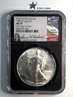 1986(S) Silver Eagle NGC MS69 Anna Cabral Signed