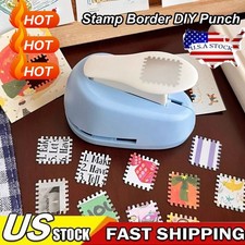 1PC Embossing Machine Toothed Puncher Embosser Hole Puncher Stamp Border Punch