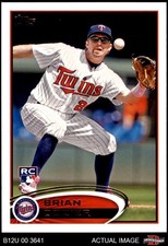 2012 Topps Update #161 Brian Dozier Twins RC 8 - NM/MT