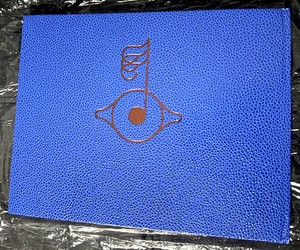 Bjork- Autograph/Signed Biophilia Live Book, Dark Blue, VIP Edition, 2014, Mint