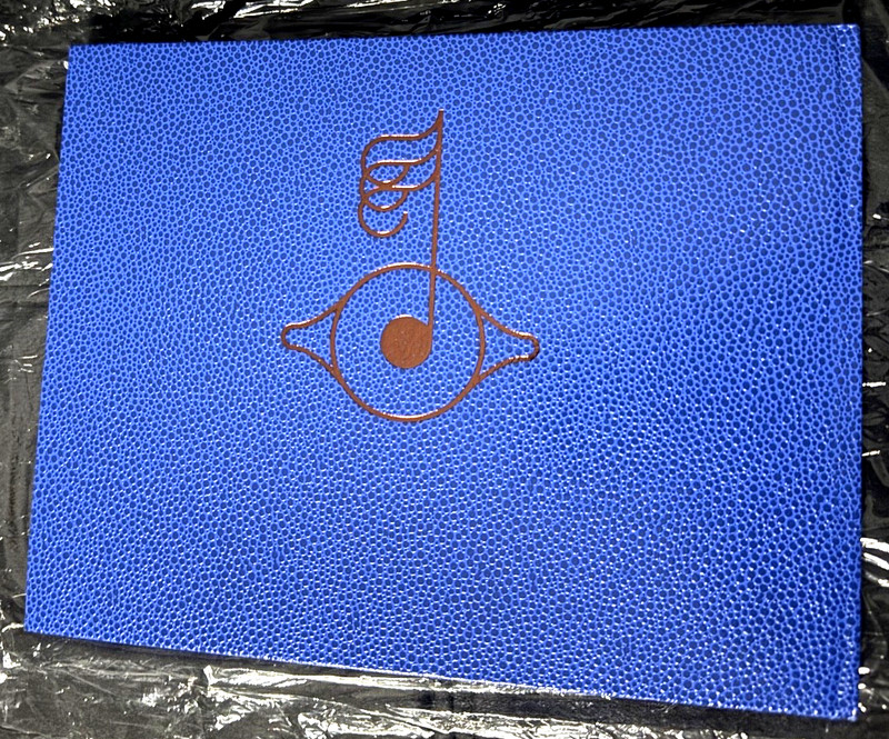 Bjork- Autograph/Signed Biophilia Live Book, Dark Blue, VIP Edition, 2014, Mint