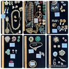 VTG 55 Signed Costume Jewelry Lot 92 Piece Brooch Pin Clip On Earrings Bracelet
