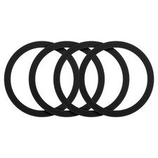 4Pcs Magnetic Sticker Ring, Universal Magnetic Adapter Ring, Black