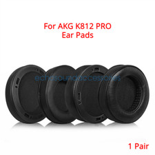Cuscinetti auricolari di ricambio per cuffie AKG K812, K812 Pro (con anello di montaggio)