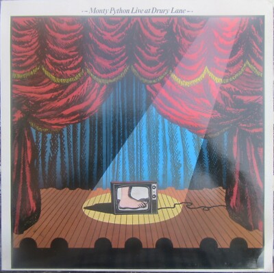 MONTY PYTHON LIVE AT DRURY LANE LP Charisma Reissue 1987 Excellent