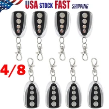 4/8x Remote Control Backup Key Sliding Gate Opener Automatic Operator 433MHZ