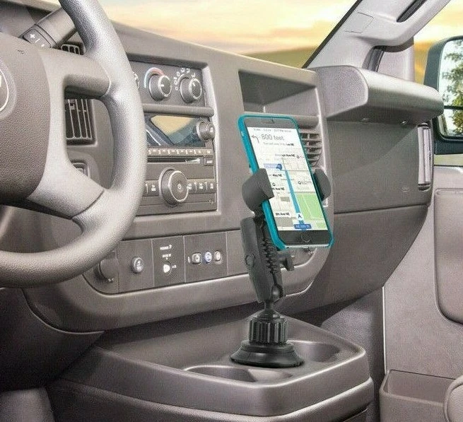 XLRM023 Custom Console Cup Holder RoadVise XL Mount for Apple iPhone 12 Samsung - Image 3 of 4