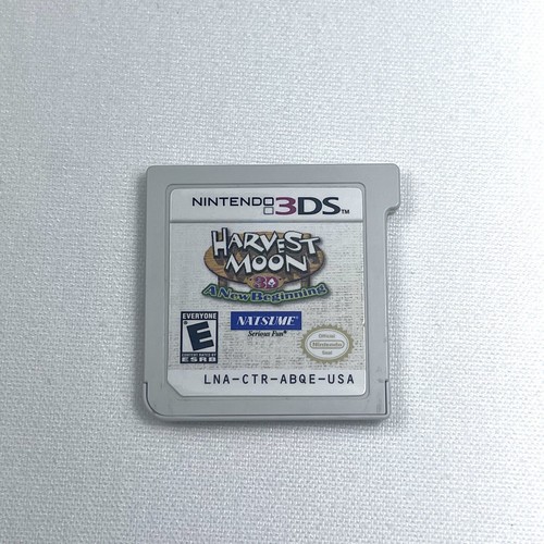 Harvest Moon 3D: A New Beginning (Nintendo 3DS 2012) Authentic Video Game Tested