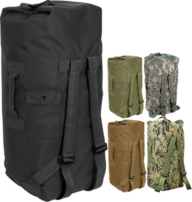 Enhanced Double Strap Duffle Bag Heavyweight Tactical Nylon Backpack 24