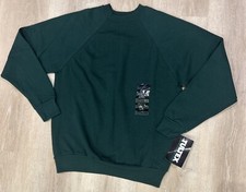 Vintage Tultex Green Medium Blank Sweatshirt Brand New With Tags USA