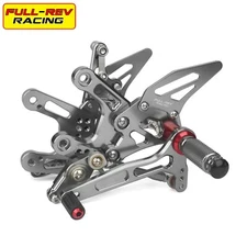 FULL-REV For KAWASAKI ZX10R 2021-2023 Adjustable Rearset Foot Pegs Footrests