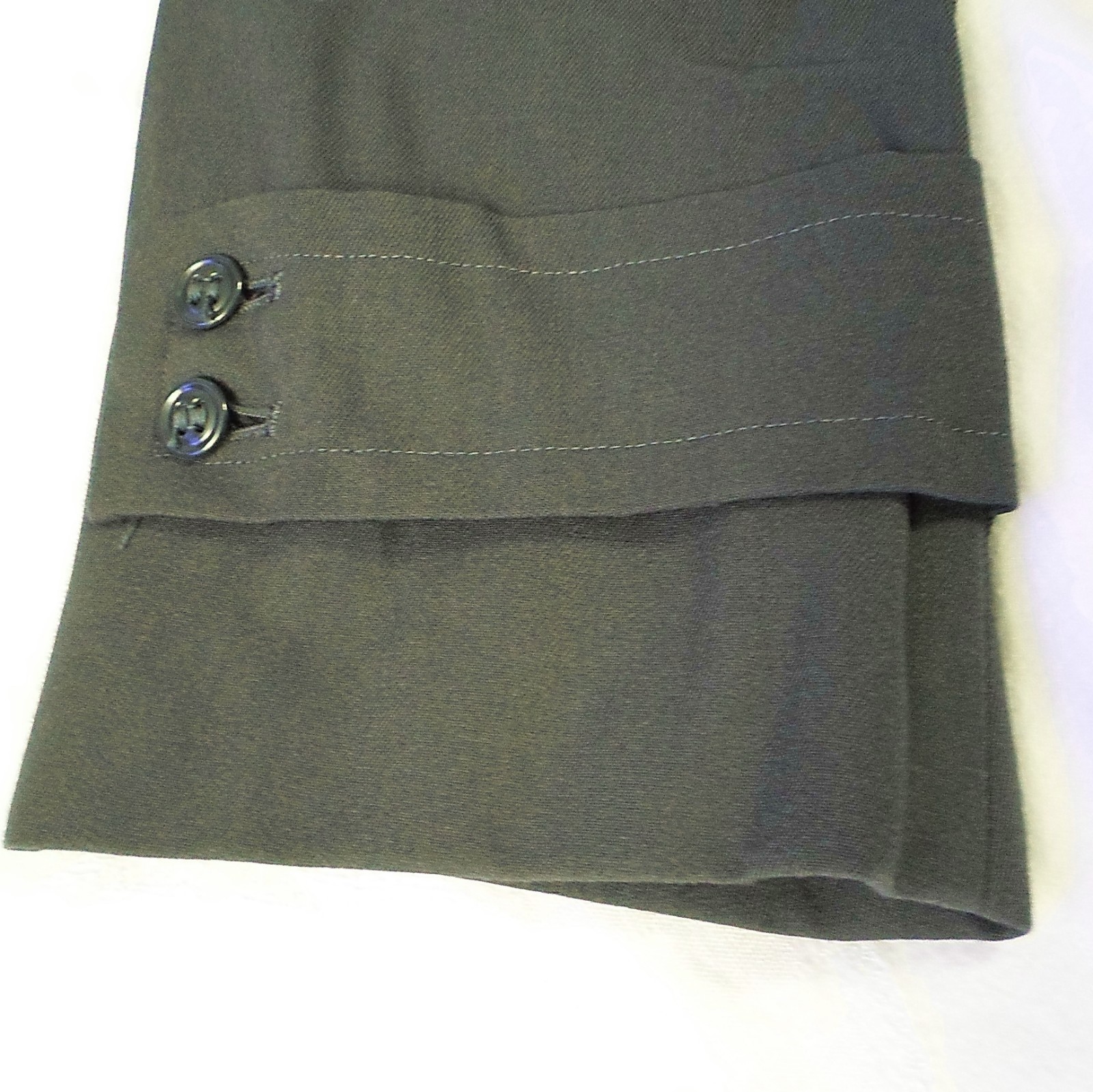 Vintage US Military Wool Trench Coat & Liner Size 34… Gem