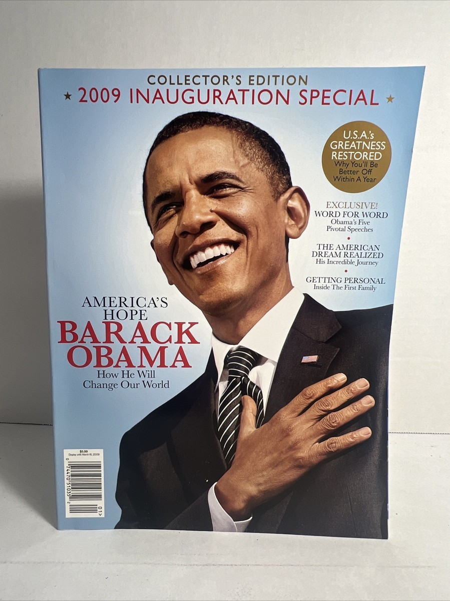 PRESIDENT BARACK OBAMA Special Inauguration Magazine Newspaper LOT