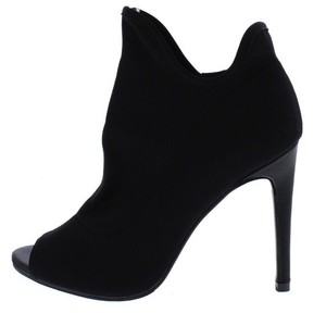 black bootie pumps