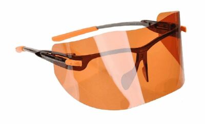 S-View Face Brown Film UV Protection Visor Mask Shields Sunglass Small