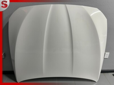 11-16 BMW F10 550I 535I 528I ENGINE MOTOR HOOD PANEL COVER ALPINE WHITE OEM