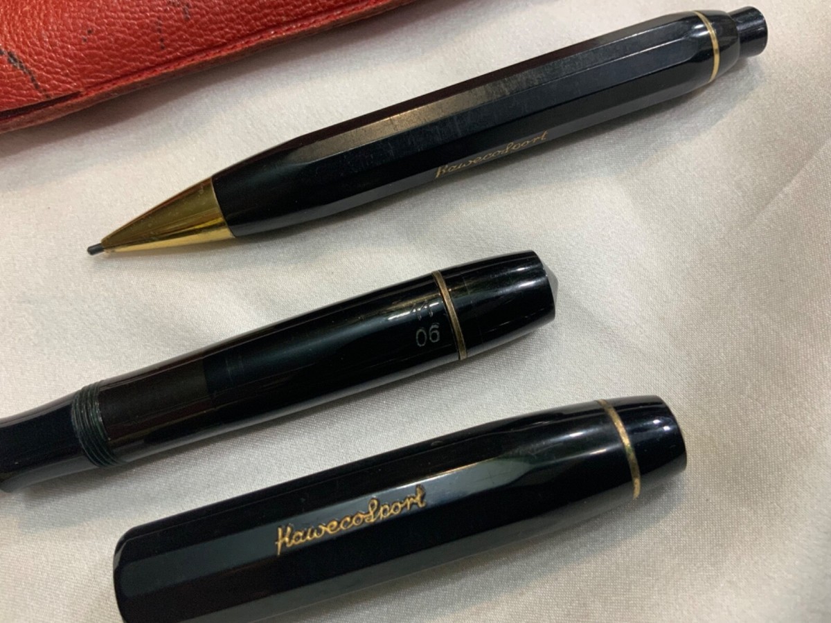 Rare Set Kaweco Sport fountain pen 14K nib mechanical pencil