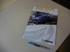 Mazda TRIBUTE  Japanese Brochure 2002/12 EPFW AJ EPEW YF Ford Escape