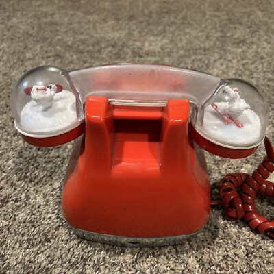 Coca-Cola 電話機スノードーム付き Vintage-Style Coca-Cola Snow Dome Phone (2001) - USED | eBay
