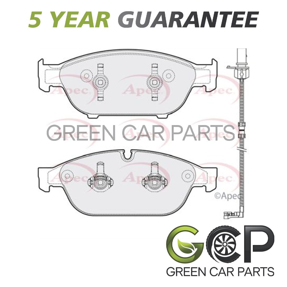Brake Pads Set Front GCP Fits Audi A8 2010-2018 2.0 3.0 TDi 4H0698151G