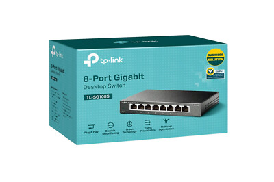 TP-Link TL-SG108S 8-Port Ethernet Switch