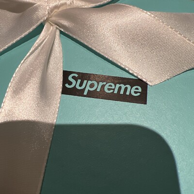 Supreme Tiffany & Co Return To Tiffany Oval Tag Keyring - BNIB box