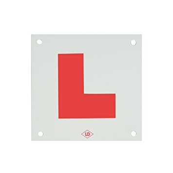 Starre harte L Platte mit Bohrlöchern Motorrad Moped Auto Lerner zugelassen