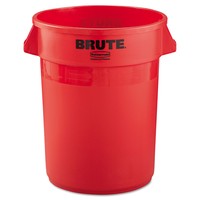 Rubbermaid Commercial Round Brute Container Plastic 32 Gal Red 2632red on sale Rubbermaid Commercial Round Brute Container Plastic 32 Gal Red 2632red on sale