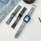 Denim Band Strap for Apple Watch 11 10 9 8 7 6 5 4 SE Ultra 3 2 42/44/45/46/49mm