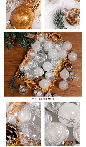 Christmas Tree Balls 24pcs 6cm Baubles Multicolor Ball Decor Pendants Gifts - Picture 6 of 13