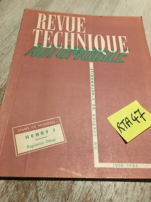 Automotive Technical Review Kaiser Henry J 4 And 6 Cylinders Edition 1953