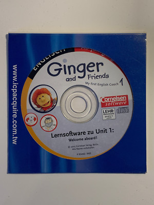 PC CD-ROM: Ginger and Friends - My first English coach 1   Cornelsen ab 8 Jahren