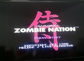 ZOMBIE NATION CART 2 - RARE Famicom Famiclone Nes Cartridge