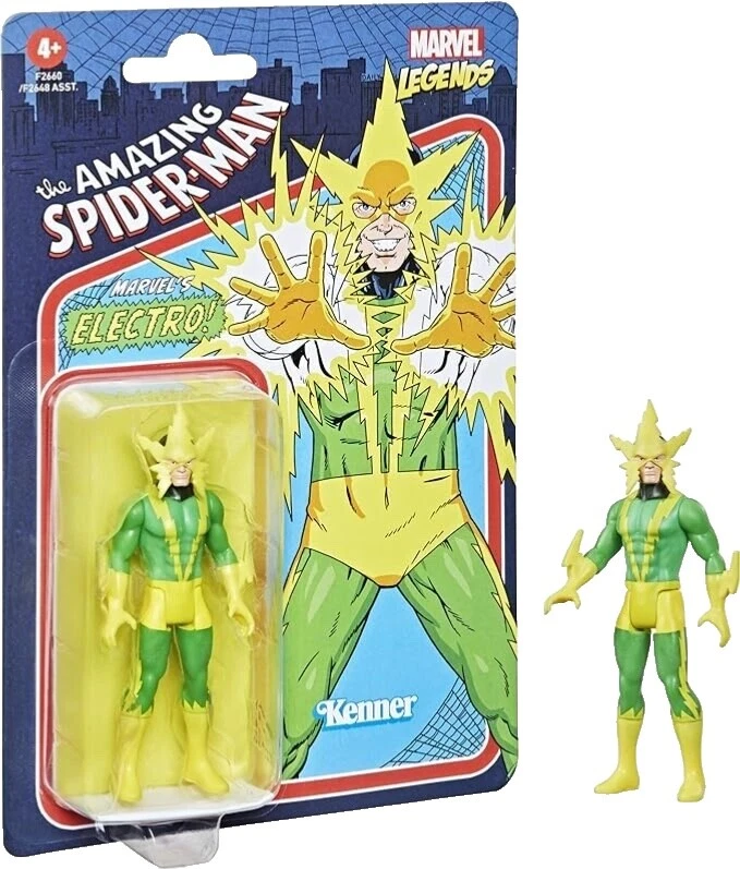 Figuras de acción Hasbro Electro y accesorios