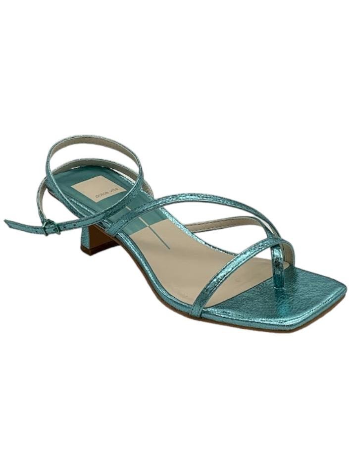 Sandalias Dolce Vita con tiras de tacón azul eléctrico