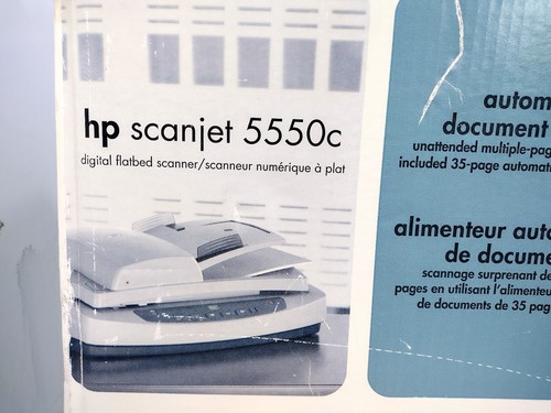 HP ScanJet 5550C Flatbed Scanner with 35-Sheet Auto Document Feeder NEW Open Box - Picture 3 of 7