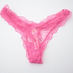 3 NEW Victoria's Secret High Leg Rose Lace Thong Panties Lot S SMALL
