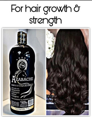 AZABACHE-HAIR GROWTH & STRENGTHENING SHAMPOO-BERGAMOT,COPALQUIN,COLLAGEN,BIOTIN