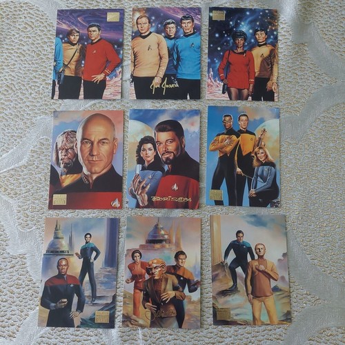 1994 Star Trek Master Series 100 Karten Set, plus 9 Crew Karten Set. - Bild 2 von 13