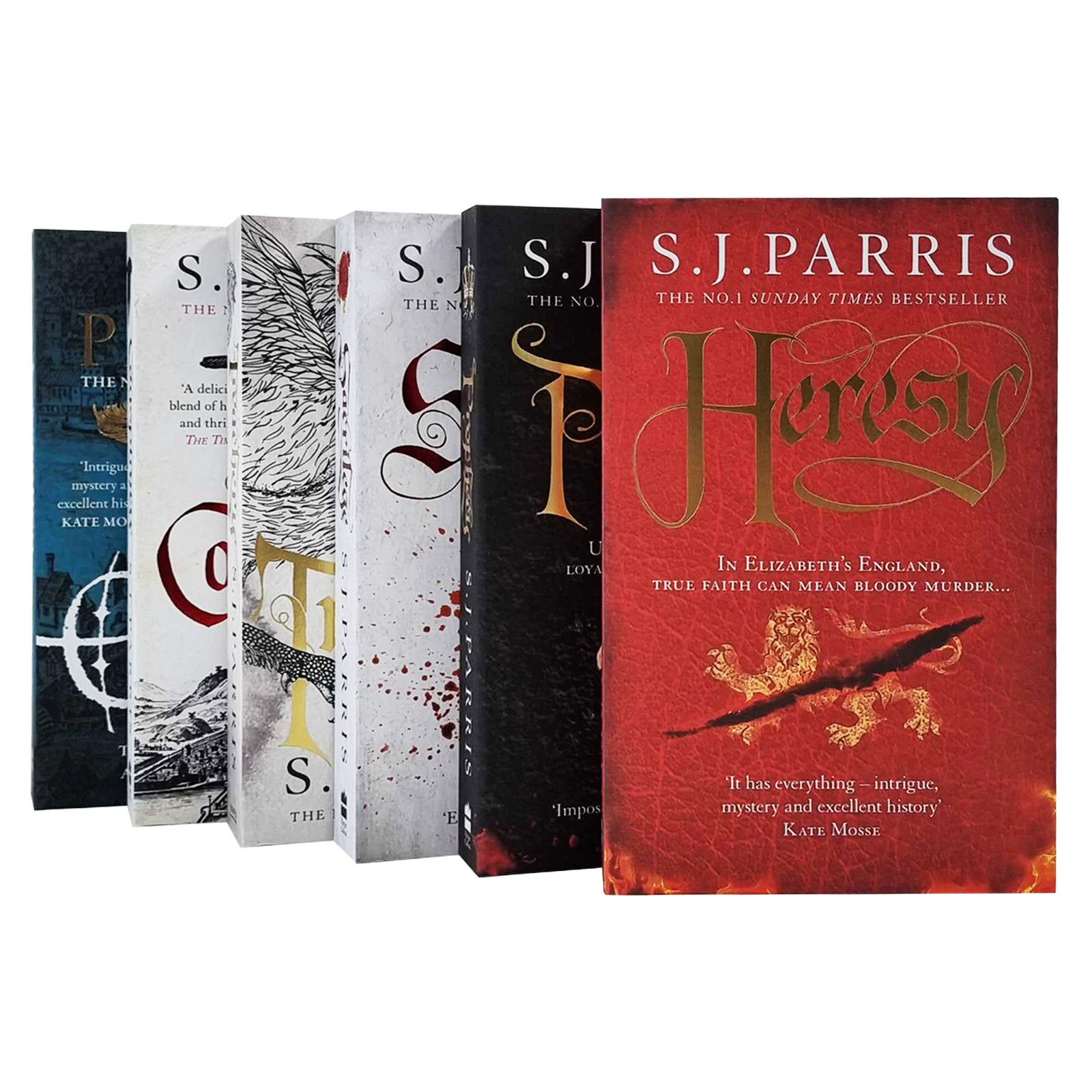 Giordano Bruno Series 6 Books Collection Set by S. J. Parris - Fiction - PB
