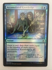 FOIL Accumulated Knowledge x1 Masters 25 1x Magic the Gathering MTG-NM