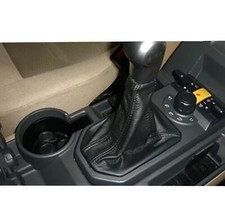 FITS LANDROVER DISCOVERY 3 LEATHER GEAR GAITER 04 - 09