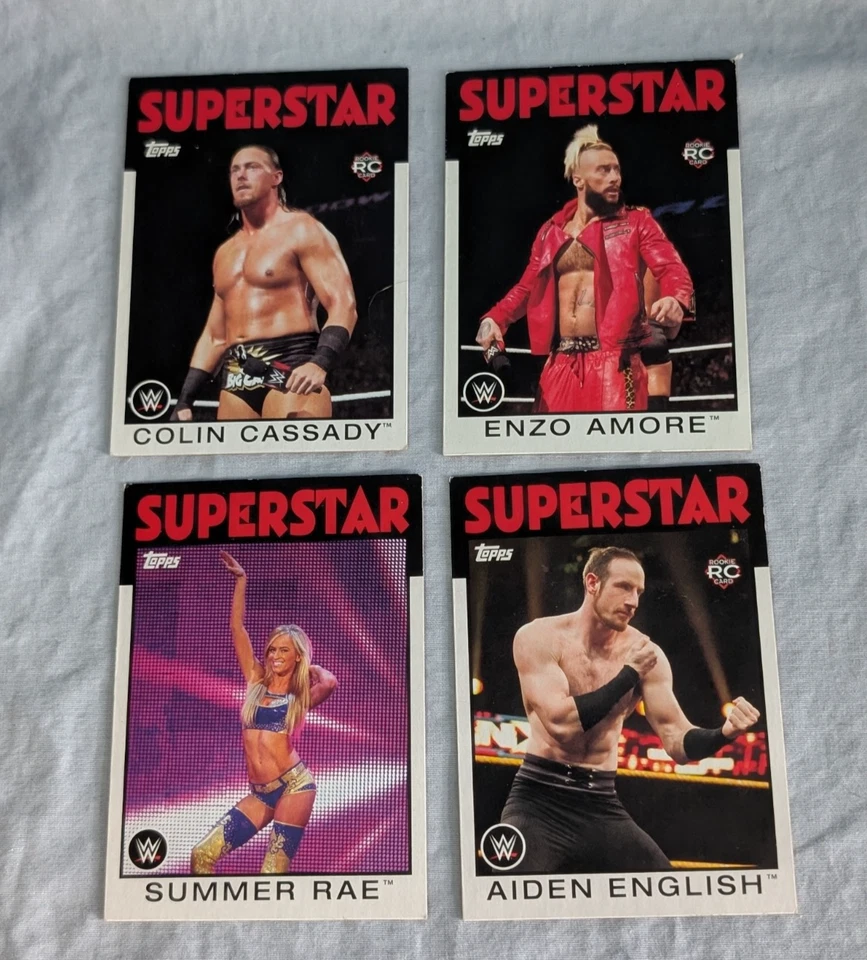Topps WWe Superstar Wrestling Cards 2016 Lot of 27 No Duplicates WWF - Image 2 of 4