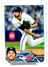 JORDAN ROMANO 2023 Topps Baseball card Series One Base #196 Toronto Blue Jays